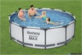 Круглый каркасный бассейн Steel Pro MAX Bestway 56418 +насос фильтр, лестницы (366х100) 56418