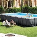 Intex 26378 / Прямоугольный каркасный бассейн / 975x488x132 / Ultra XTR Rectangular Frame (полный комплект+хлоргенератор) 26378