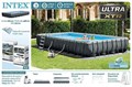 Intex 26378 / Прямоугольный каркасный бассейн / 975x488x132 / Ultra XTR Rectangular Frame (полный комплект+хлоргенератор) 26378