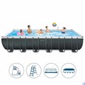 Intex 26378 / Прямоугольный каркасный бассейн / 975x488x132 / Ultra XTR Rectangular Frame (полный комплект+хлоргенератор) 26378