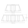Intex 26788 / Прямоугольный каркасный бассейн Prism Frame / 400х200х100см / + фильтр-насос, лестница 26788