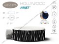 Bestway 60059 / Надувной СПА бассейн (джакузи) Hollywood AirJet™ Ø 196 x 66 см 60059