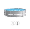 Intex 26718 / Каркасный бассейн Prism Frame /366x122 см + фильтр, лестница 26718