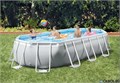 Intex 26796 / Овальный каркасный бассейн / 503х274х122 / Prism Frame Oval  + фильтр-насос, лестница, тент, настил 26796