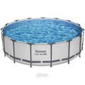 Бассейн каркасный  Steel Pro MAX BestWay 56438 + фильтр-насос, лестница, тент (457х122см) 56438