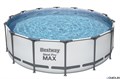 Каркасный бассейн Steel Pro Max Bestway 5612X + насос-фильтр, лестница, тент (427х122) 5612X