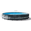 Intex 26334 / Каркасный бассейн Ultra XTR Frame Pool / 610х122 /+ песочный фильтр насос 7900 л/ч, лестница, тент, подстилка 26334