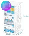 Intex 26746 / Каркасный бассейн / 488х122см / Prism Frame + фильтр-насос 5678лч, лестница, тент, подстилка 25234