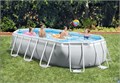 Intex 26798 / Овальный каркасный бассейн / 610х300х122 / + фильтр-насос, лестница, тент, настил 26798