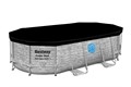 Bestway 56714 / Каркасный бассейн Power Steel  + фил.-насос, лестн, тент / 427х250х100 см 56714