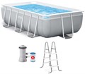 Каркасный бассейн Intex 26784 + фильтр-насос, лестница (300х175х80см) 26784