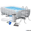 Каркасный бассейн Intex 26784 + фильтр-насос, лестница (300х175х80см) 26784