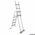 Бассейн со стальными стенками BestWay 56369 (610х360х120) + песчанный фильтр, скиммер, лестница, тент, подстилка, гидроаэратор 56369