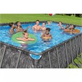 Bestway 561KG / Каркасный прямоугольный бассейн - "APX" 365  /732х366х132см / + песч.фил-нас, лестн, тент, полисферы 24931