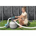Bestway 561KG / Каркасный прямоугольный бассейн - "APX" 365  /732х366х132см / + песч.фил-нас, лестн, тент, полисферы 24931