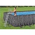 Bestway 561KG / Каркасный прямоугольный бассейн - "APX" 365  /732х366х132см / + песч.фил-нас, лестн, тент, полисферы 24931