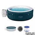 Bestway 6001D /Надувная джакузи-СПА бассейн Miami EnergySense AirJet 6 Dark Blue / Ø 196x66 см 25286