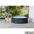 Bestway 6001D /Надувная джакузи-СПА бассейн Miami EnergySense AirJet 6 Dark Blue / Ø 196x66 см 25286