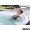Bestway 6001D /Надувная джакузи-СПА бассейн Miami EnergySense AirJet 6 Dark Blue / Ø 196x66 см 25286