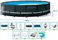Intex 26326 / Каркасные бассейны Ultra XTR Frame / 488х122 / + песочн.фил, лестница, тент, подстилка 26326