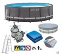 Intex 26326 / Каркасные бассейны Ultra XTR Frame / 488х122 / + песочн.фил, лестница, тент, подстилка 26326