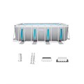 Intex 26770 / Прямоугольный каркасный бассейн Prism Frame / 400х200х122см / + фильтр-насос, лестница,тент, подст. 26770