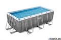 Bestway 56722 / Прямоугольный каркасный бассейн  412х201х122 см + фильтр-насос, лестница 56722