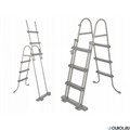 Каркасный бассейн на опорах Bestway 5611R + фильтр-насос, лестница, тент (610х366х122) 5611R