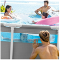 Intex 26722 / Каркасный бассейн Prism Frame / 427х107 см /, фил.-насос , лестница, тент, подстилка 26722