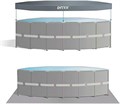 Intex 26330 / Каркасный бассейн / 549х132 / Ultra XTR Frame + песочный фильтр насос 7900 л/ч, лестница, тент, подстилка 26330