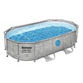 Bestway 56716 / Каркасный бассейн Power Steel + фил.-насос, лестн, тент  / 549х274х122 см 56716