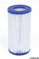 Bestway 56716 / Каркасный бассейн Power Steel + фил.-насос, лестн, тент  / 549х274х122 см 56716