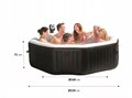 Intex 28462 Надувной СПА бассейн / Spa бассейн-джакузи гидромассажный + хлоргенератор (218х71см) 28462