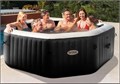 Intex 28462 Надувной СПА бассейн / Spa бассейн-джакузи гидромассажный + хлоргенератор (218х71см) 28462