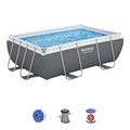 Прямоугольный каркасный бассейн Bestway 56629 +  насос-фильтр  (282х196х84) 56629