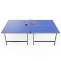 Теннисный стол DFC RQ24002, размер по стандарту ITTF 274 x 152, с сеткой и ракетками 25299