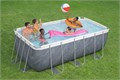 Bestway 56722 / Прямоугольный каркасный бассейн  412х201х122 см + фильтр-насос, лестница 56722