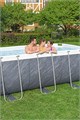 Bestway 56722 / Прямоугольный каркасный бассейн  412х201х122 см + фильтр-насос, лестница 56722