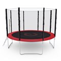 Батут с сеткой DFC PELPO 12ft с лестницей, красный GBT-12R 25317