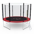 Батут с сеткой DFC PELPO 12ft с лестницей, красный GBT-12R 25317