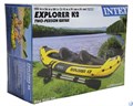 Лодка / байдарка надувная  двухместная  Intex 68307 EXPLORER K2  + насос и весла 68307