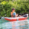 Надувная лодка / байдарка Excursion Pro K1 Intex 68303 + насос и весла (305х91 см) 68303