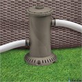 Каркасный бассейн прямоугольный / 549х274х132см / Laguna Vista Р20-2052-B + картриджный фильтр-насос 220В, лестница, настил, тент, набор для чистки DELUXE, скиммер P20-2052-B