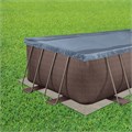 Каркасный бассейн прямоугольный / 549х274х132см / Laguna Vista Р20-2052-S + песочный фильтр-насос 220В, лестница, настил, тент, набор для чистки DELUXE, скиммер P20-2052-S