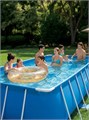 Р20-1642-С / Бассейн каркасный Swing pools 488х244х107см  / фильтр-насос, лестница, подстилка, тент, скиммер Р20-1642-С