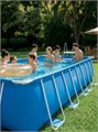 Р20-1642-С / Бассейн каркасный Swing pools 488х244х107см  / фильтр-насос, лестница, подстилка, тент, скиммер Р20-1642-С