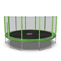 Батут DFC Trampoline Fitness 12ft наружн.сетка, св.зел. (366см) 12FT-TR-LG 17005