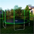 Батут DFC Trampoline Fitness 12ft наружн.сетка, св.зел. (366см) 12FT-TR-LG 17005