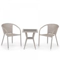 Комплект плетеной мебели T25C/Y137C-W85 Latte (2+1) 25405