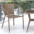 Комплект плетеной мебели из искусственного ротанга T25BY137C-W56 Light brown 2Pcs 25404